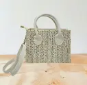 Ivory Weave Mini Bag