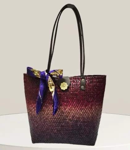 Twilight Purple Woven Bag