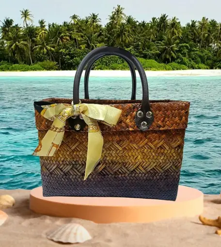 Toffee Dusk Woven Bag